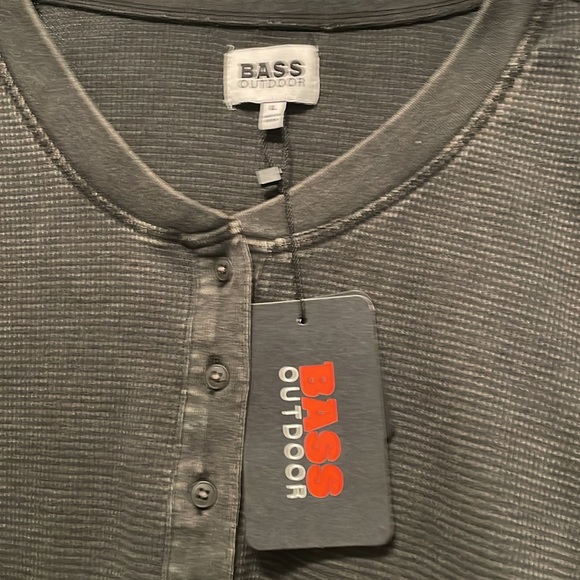 2 Outdoor Bass Women’s Tops in Size
Large. One wash out black and mint green - Picture 2 of 9